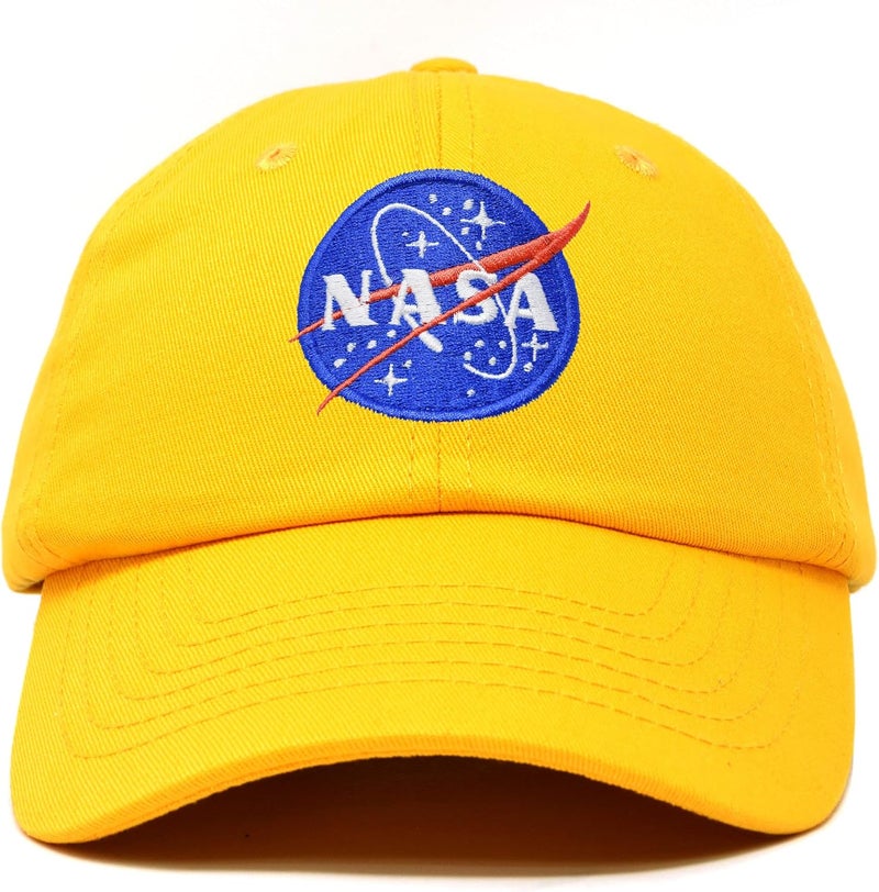 DALIX NASA Embroidered Mens Womens Cotton Dad Hat Baseball Cap Adjustable - Image 1